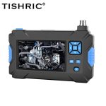 TISHRIC USB Endoscope Camera HD 1080P 4.3 Inch 5.5mm Inspection Camera IP67 Waterproof Industrial Handheld Borescope For Cars