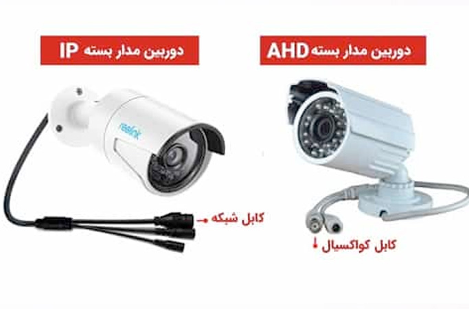تفاوت دوربین AHD و IP