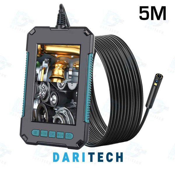 دوربین شلنگی و آندوسکوپی مانیتور دار 5 متری P40 مدل 2 لنز