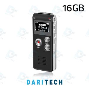 دستگاه ضبط صدای خبرنگاری V80 مدل 16 گیگ با نگهداری  30 ساعت شارژ