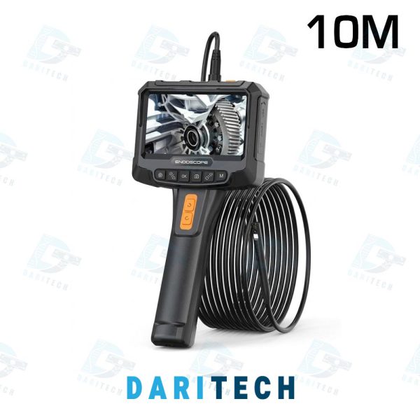 ویدئو بروسکوپ ، دوربین شلنگی و آندوسکوپی مانیتور دار 10 متری G10 Pro سر چرخشی مدل 2 لنز