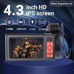 ویدئو بروسکوپ ، دوربین شلنگی و آندوسکوپی مانیتوردار 20 متری C45 -5.5mm