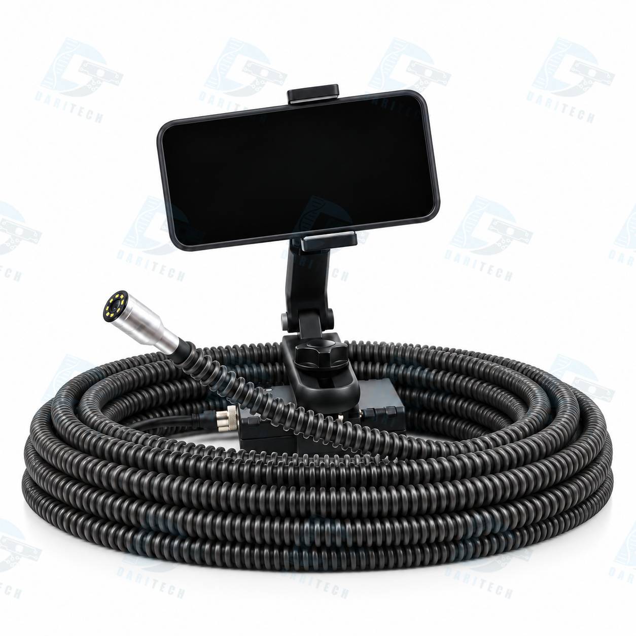 دوربین شلنگی آندوسکوپی صنعتی 10 متری + 10 متر فنر
