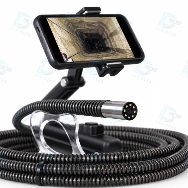 دوربین شلنگی آندوسکوپی صنعتی 10 متری + 10 متر فنر